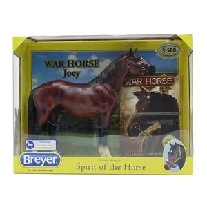 BREYER Traditional Model No. 1489 Limited Edition War Horse Joey w/Book NIB